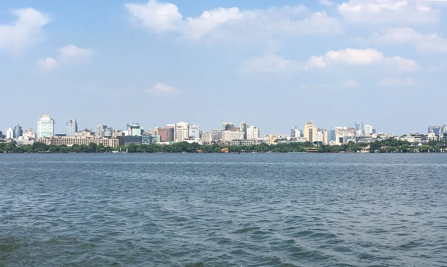 杭州西湖全景